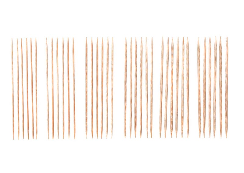 KnitPicks Knit Picks Double Pointed Wood Knitting Needle Set (Sunstruck 5") - Image 2